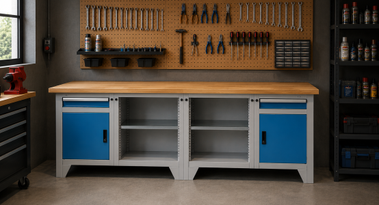 Workshop tables 2500 mm wide