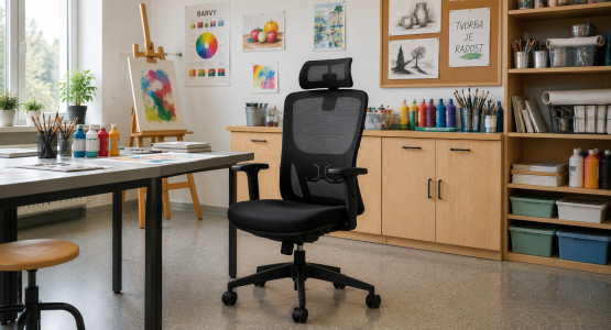 Swivel office chairs