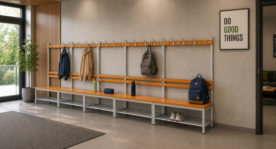 Bench with hanger