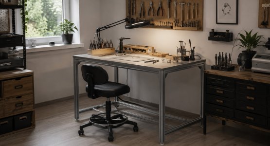 Aluminum system tables