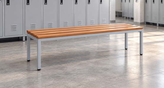 Bench without backrest