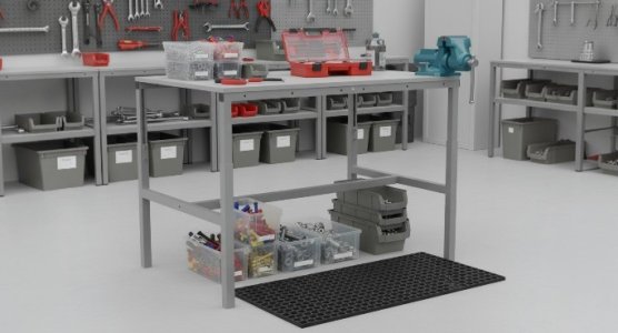 Accessories for workshop steel tube workbenches