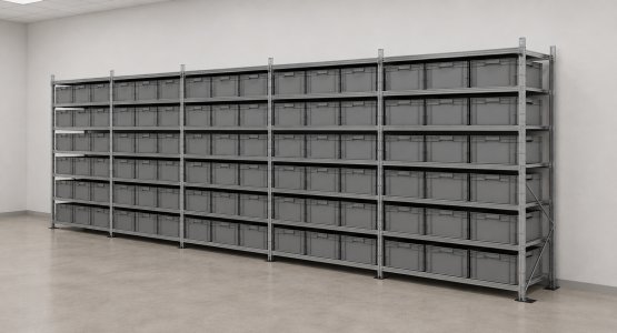 Crates and storage boxes