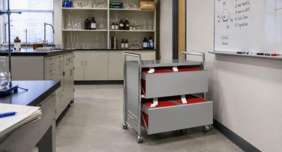 Trolleys for hanging pockets and binders