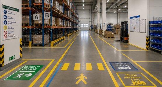 Floor markings