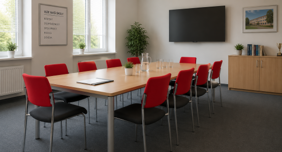 Conference chair with legs