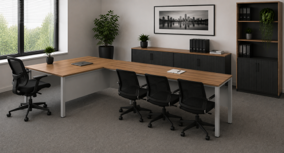 Extension corner desks