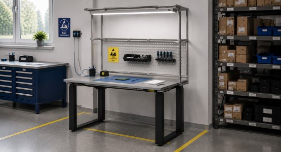ESD antistatic construction