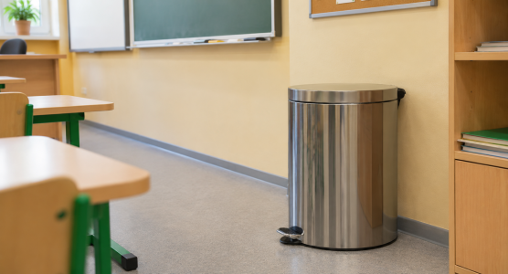 Trash cans for the interior