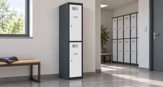 2x lockable compartment
