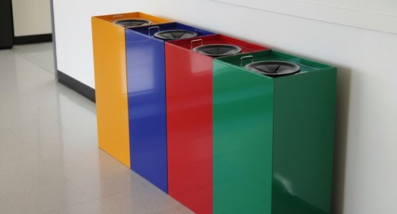 Containers for waste and litter