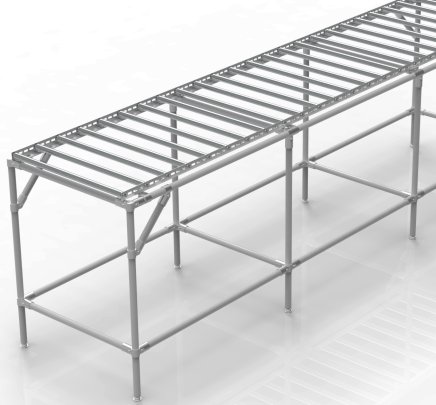 Roller conveyor (various versions)