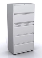 Cabinet with hinged doors and drawers SYC08/50/2/3