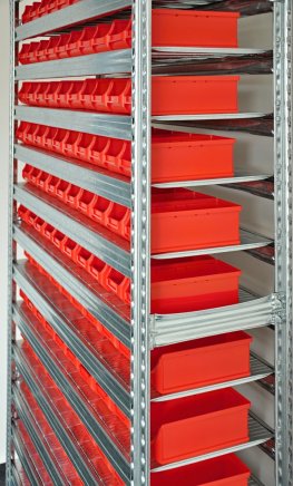Rack with plastic boxes 877851019_VAR_3 - 1