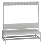 Changing room bench LAV 15V2 - width 1500 mm