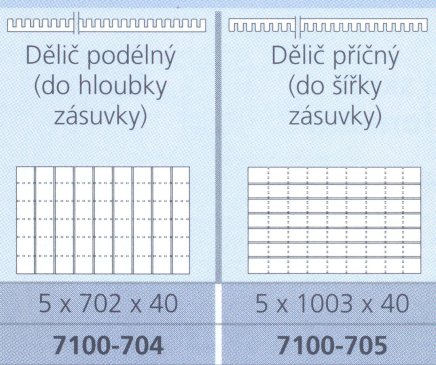 Longitudinal divider for CP drawing cabinets - 1