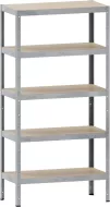 Kovona Screwless rack 150 kg with laminate shelves type N285Z1 galvanized