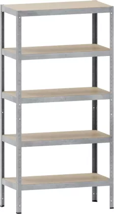 Kovona Screwless rack 150 kg with laminate shelves type N285P1 RAL 7035