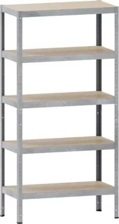 Kovona Screwless rack 150 kg with laminate shelves type N285Z0 galvanized