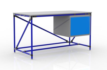 Workshop table with container width 1500 mm, 240405311 - 3