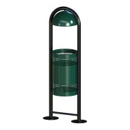 LUKAS metal outdoor trash can