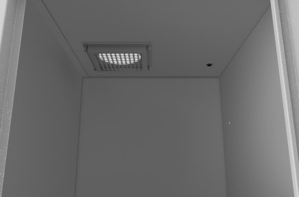 Sum 421 metal wardrobe with heating and ventilation, width 800 mm - 4