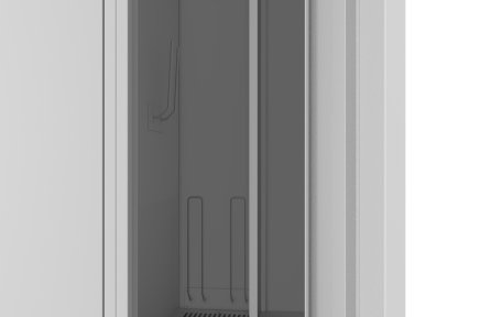 Sum 421 metal wardrobe with heating and ventilation, width 800 mm - 2