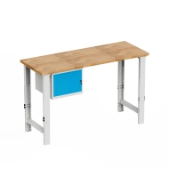 Workshop height-adjustable workbench EN_02_201D