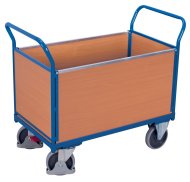 Platform trolley with four wooden fillings sw-700.400