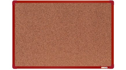 Notice board with a quality cork surface 600 x 900 mm - 2