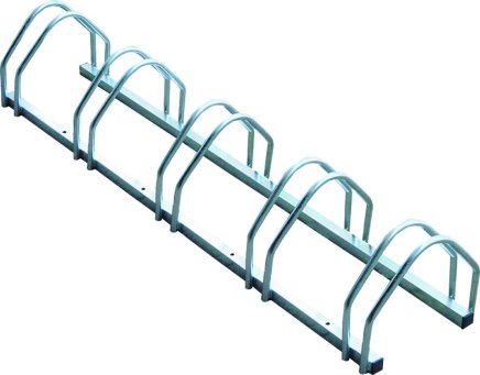 Double-sided bike rack for 5 spaces