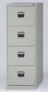 Bisley A4CC4H1A four-drawer filing cabinet