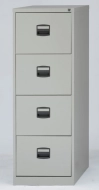 Bisley A4CC4H1A four-drawer filing cabinet
