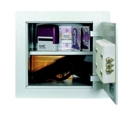 Wall-mounted security safe SS 1