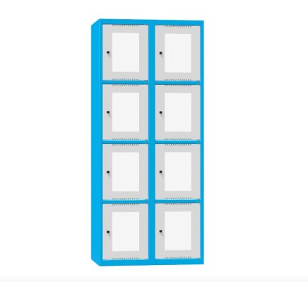 Box charging cabinet with glass doors BNS-2