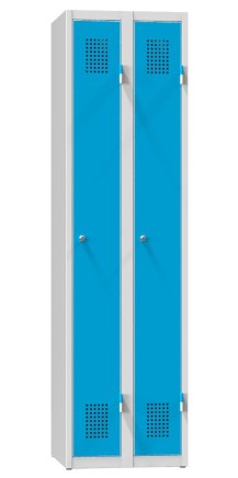 Metal wardrobe with two doors XS62-18