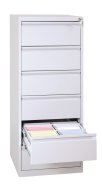 A5 metal card filing cabinet  RAL 7035