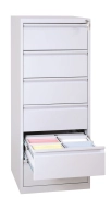 A5 metal card filing cabinet  RAL 7035