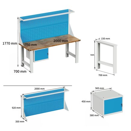 Workshop workbench EN_201D_FP - 7