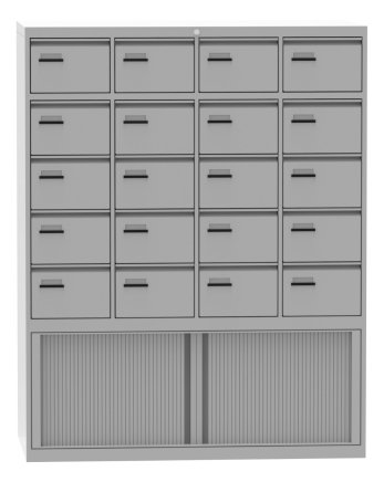 Metal filing cabinet Kovona G2453 for A5 format - 2