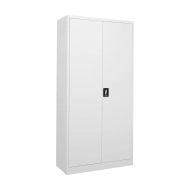 Sheet metal shelf cabinet with inserted door C01 white
