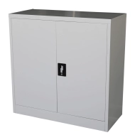 Sheet metal shelf cabinet with inserted door C01B