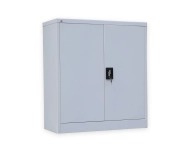 Sheet metal shelf cabinet with inserted door C01B