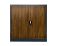 Sheet metal shelf cabinet with inserted door C01B