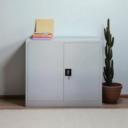 Sheet metal shelf cabinet with inserted door C01B - 3