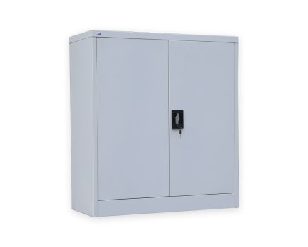 Sheet metal shelf cabinet with inserted door C01B