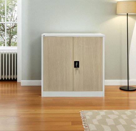 Sheet metal shelf cabinet with inserted door C01B - 3