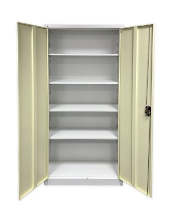 Sheet metal shelf cabinet with inserted door C01 - 2