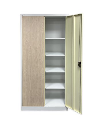 Sheet metal shelf cabinet with inserted door C01 - 3