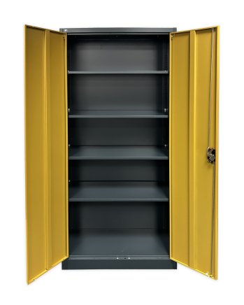 Sheet metal shelf cabinet with inserted door C01 - 3